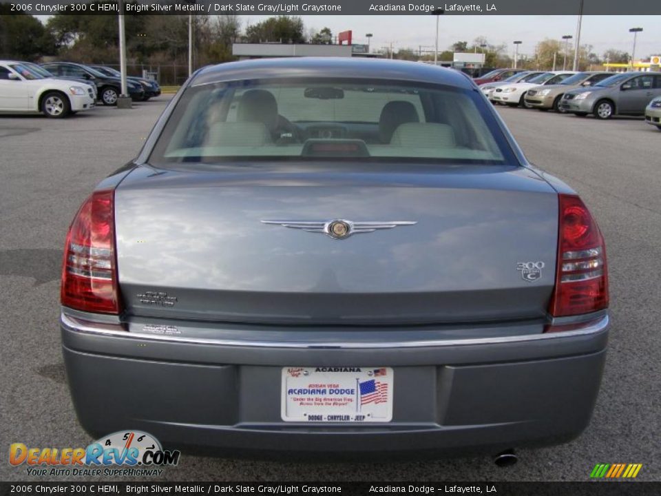 2006 Chrysler 300 C HEMI Bright Silver Metallic / Dark Slate Gray/Light Graystone Photo #4