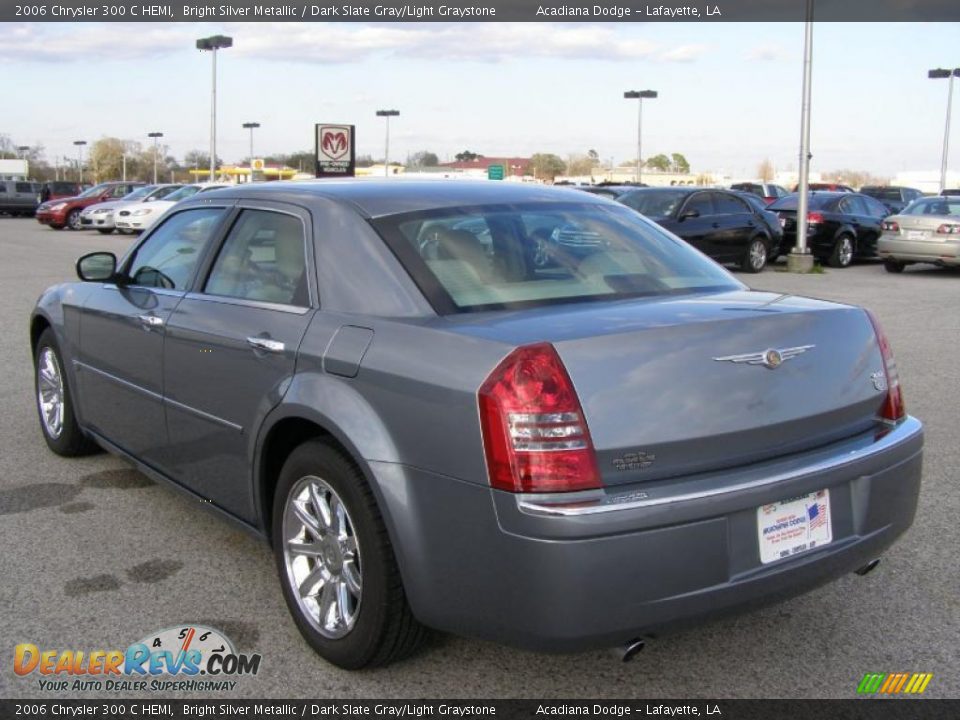 2006 Chrysler 300 C HEMI Bright Silver Metallic / Dark Slate Gray/Light Graystone Photo #5