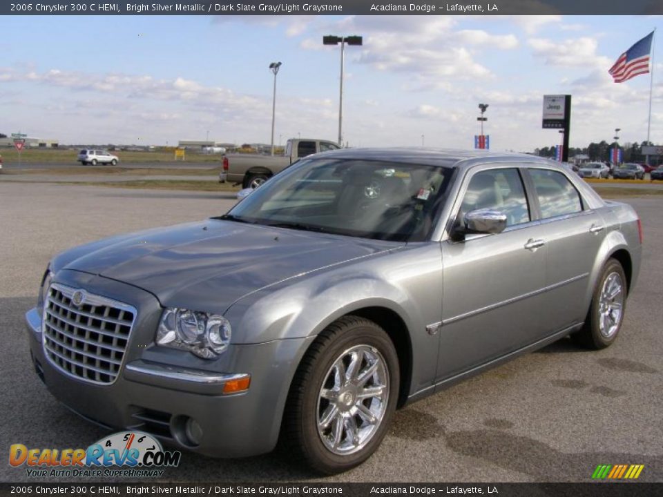 2006 Chrysler 300 C HEMI Bright Silver Metallic / Dark Slate Gray/Light Graystone Photo #7