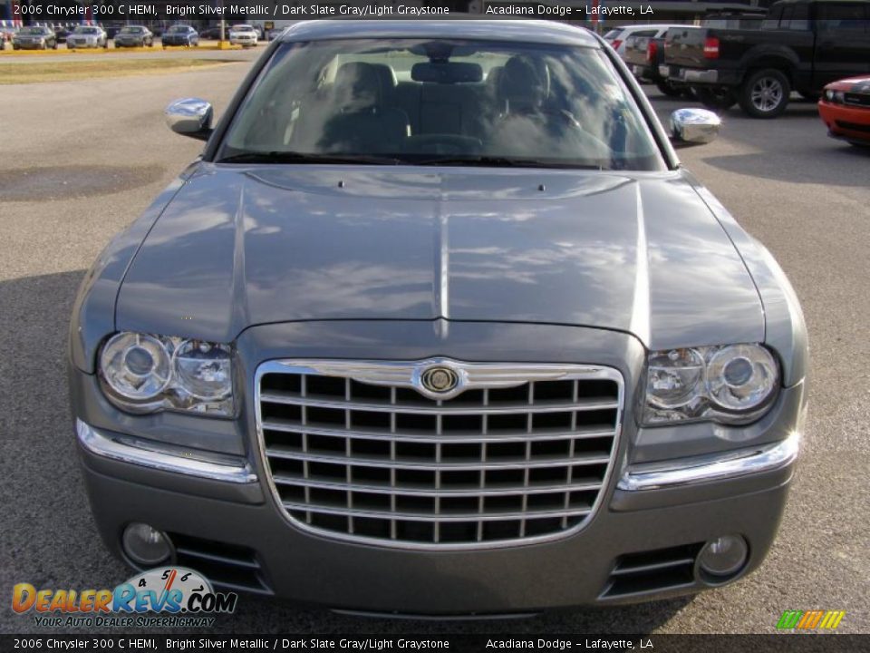2006 Chrysler 300 C HEMI Bright Silver Metallic / Dark Slate Gray/Light Graystone Photo #8