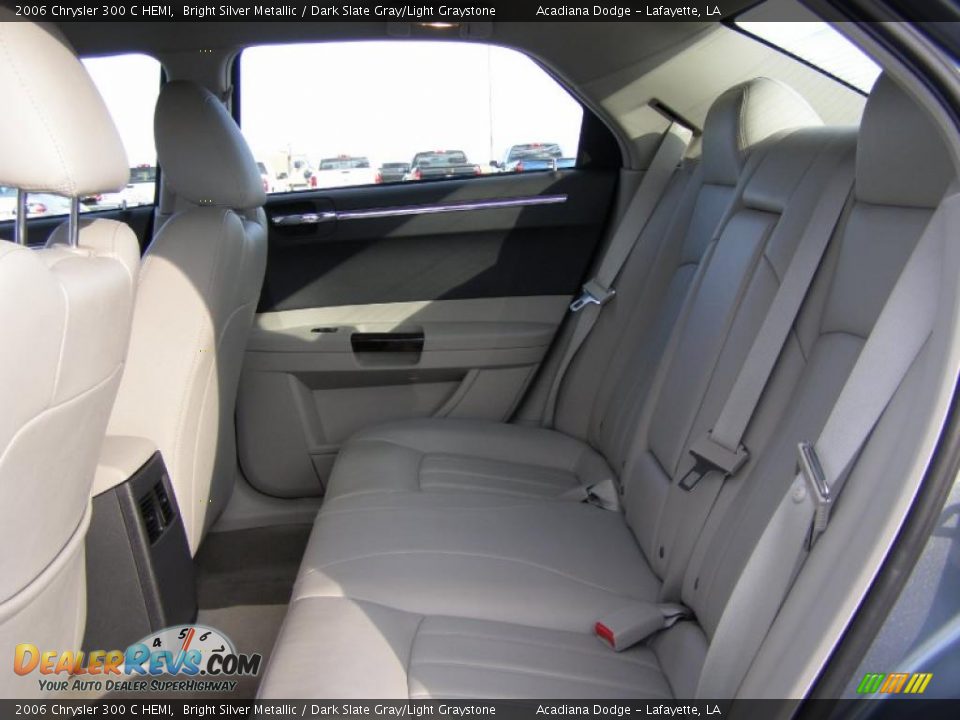 2006 Chrysler 300 C HEMI Bright Silver Metallic / Dark Slate Gray/Light Graystone Photo #10