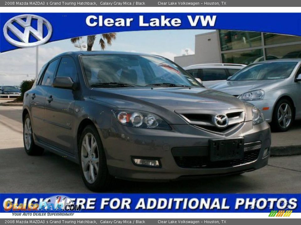 2008 Mazda MAZDA3 s Grand Touring Hatchback Galaxy Gray Mica / Black Photo #1