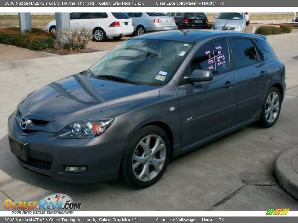 2008 Mazda MAZDA3 s Grand Touring Hatchback Galaxy Gray Mica / Black Photo #3