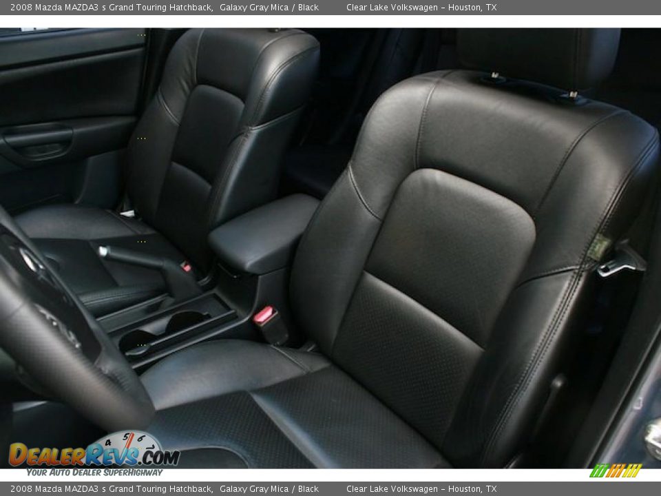 2008 Mazda MAZDA3 s Grand Touring Hatchback Galaxy Gray Mica / Black Photo #7