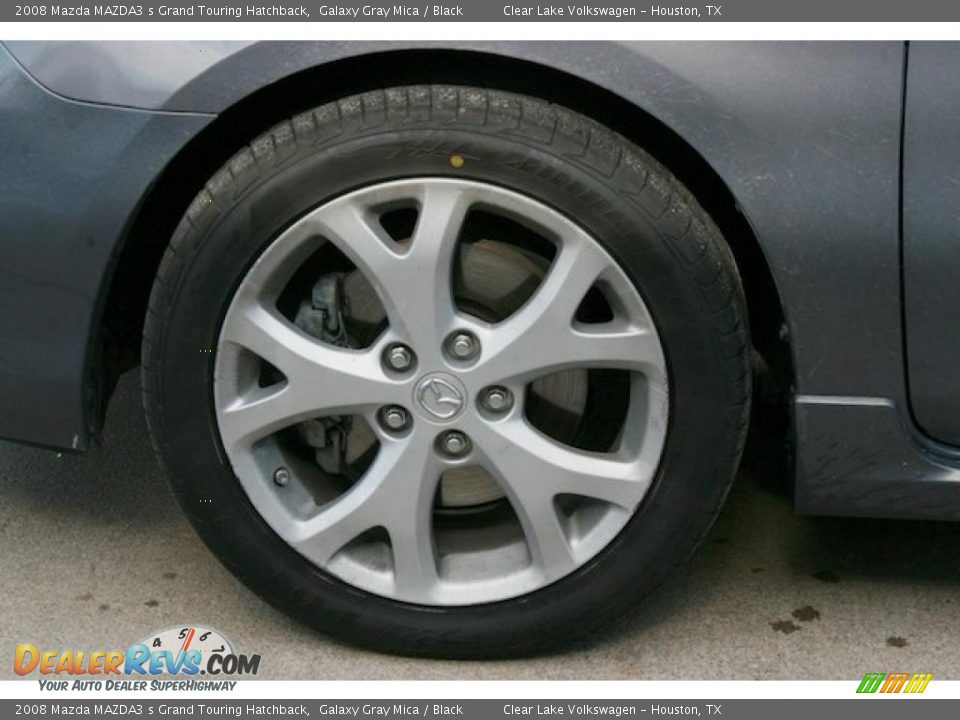 2008 Mazda MAZDA3 s Grand Touring Hatchback Galaxy Gray Mica / Black Photo #9