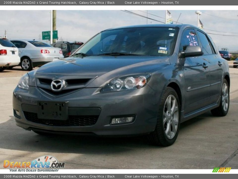 2008 Mazda MAZDA3 s Grand Touring Hatchback Galaxy Gray Mica / Black Photo #11