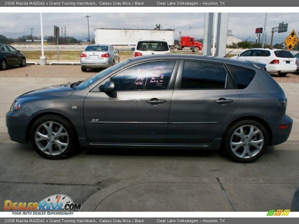 2008 Mazda MAZDA3 s Grand Touring Hatchback Galaxy Gray Mica / Black Photo #12