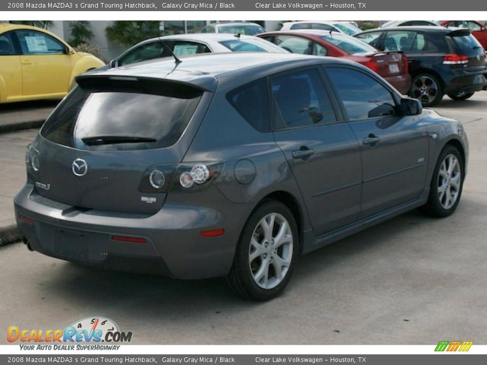 2008 Mazda MAZDA3 s Grand Touring Hatchback Galaxy Gray Mica / Black Photo #15