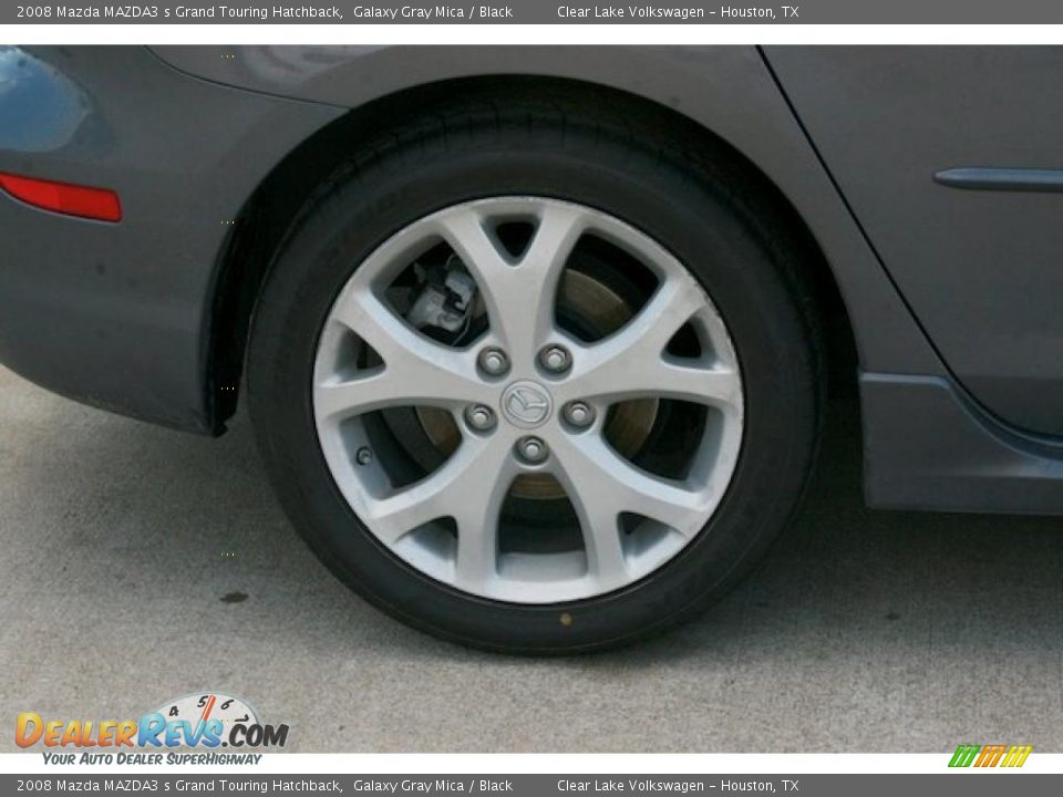 2008 Mazda MAZDA3 s Grand Touring Hatchback Galaxy Gray Mica / Black Photo #16