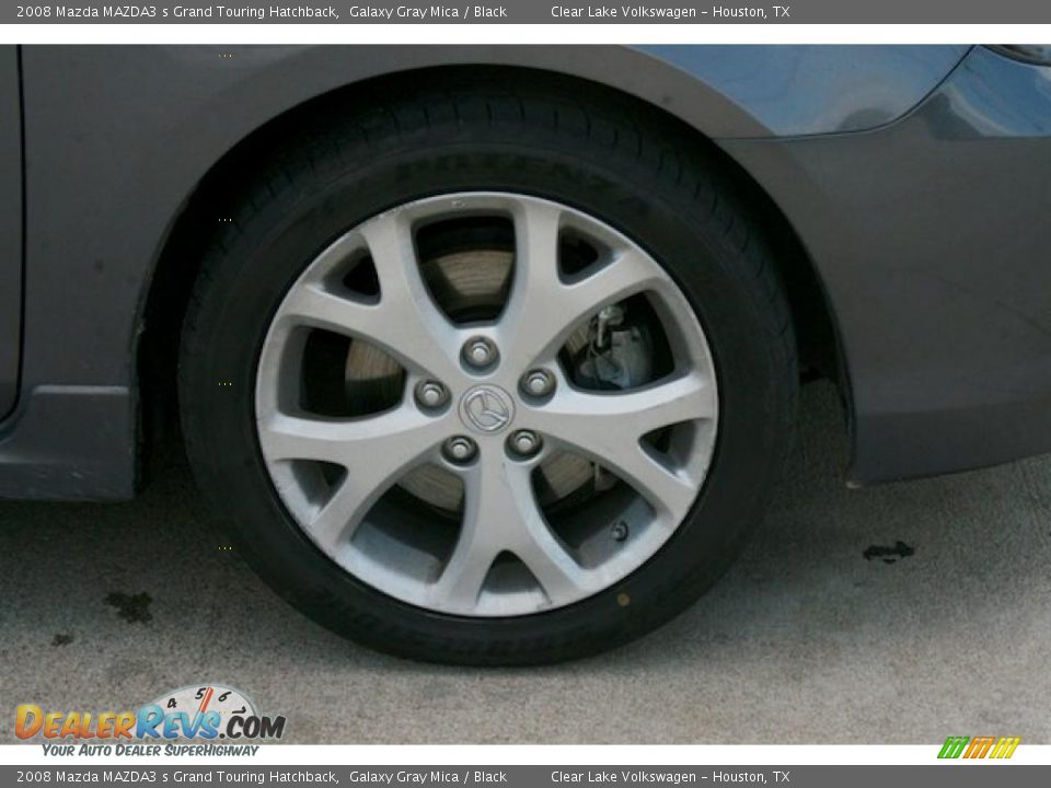 2008 Mazda MAZDA3 s Grand Touring Hatchback Galaxy Gray Mica / Black Photo #17