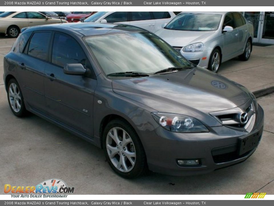 2008 Mazda MAZDA3 s Grand Touring Hatchback Galaxy Gray Mica / Black Photo #18