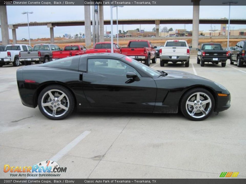 2007 Chevrolet Corvette Coupe Black / Ebony Photo #4