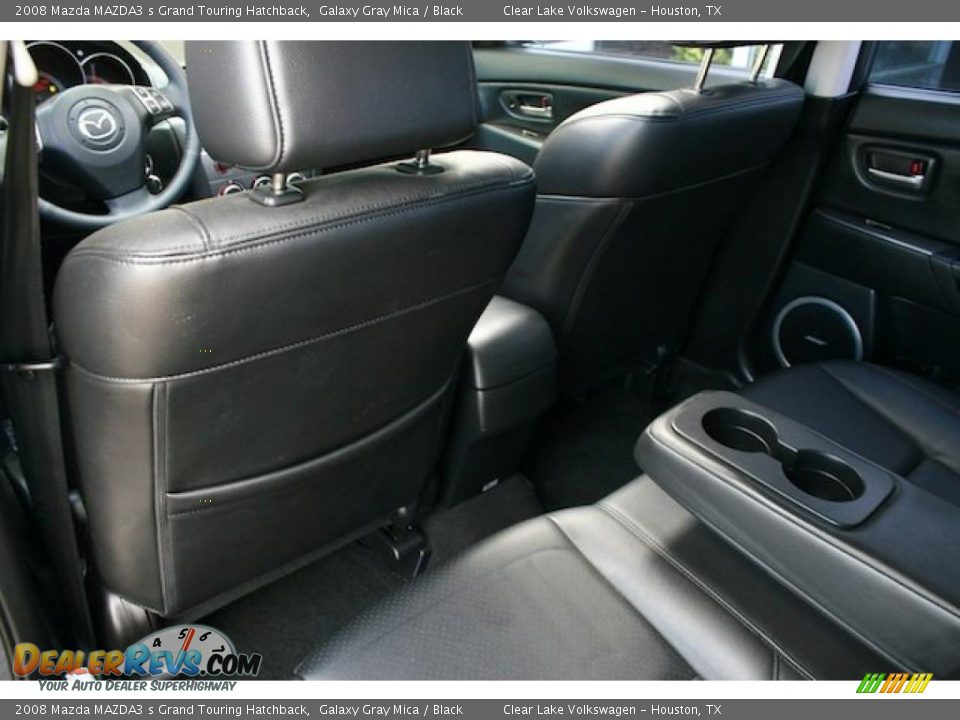 2008 Mazda MAZDA3 s Grand Touring Hatchback Galaxy Gray Mica / Black Photo #22