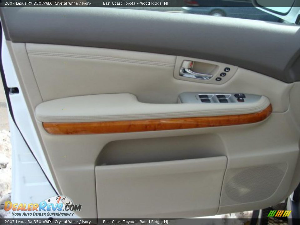 2007 Lexus RX 350 AWD Crystal White / Ivory Photo #5