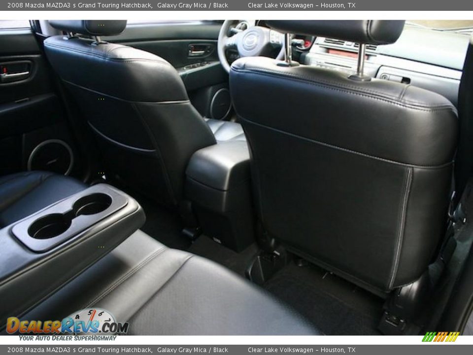 2008 Mazda MAZDA3 s Grand Touring Hatchback Galaxy Gray Mica / Black Photo #28