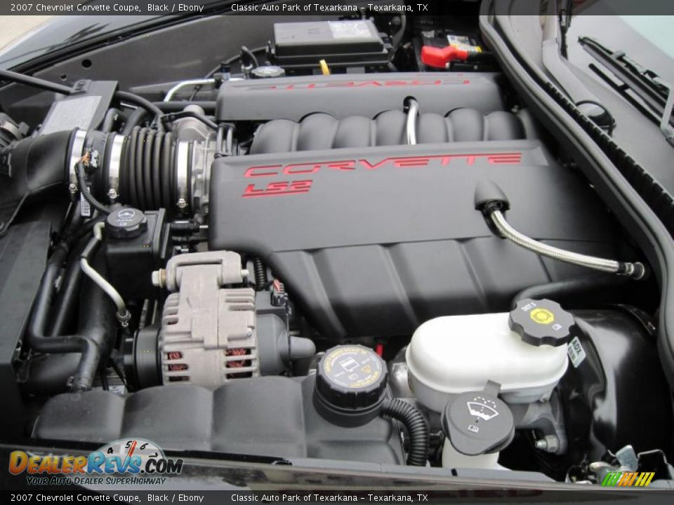 2007 Chevrolet Corvette Coupe Black / Ebony Photo #15