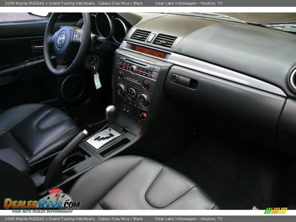2008 Mazda MAZDA3 s Grand Touring Hatchback Galaxy Gray Mica / Black Photo #32