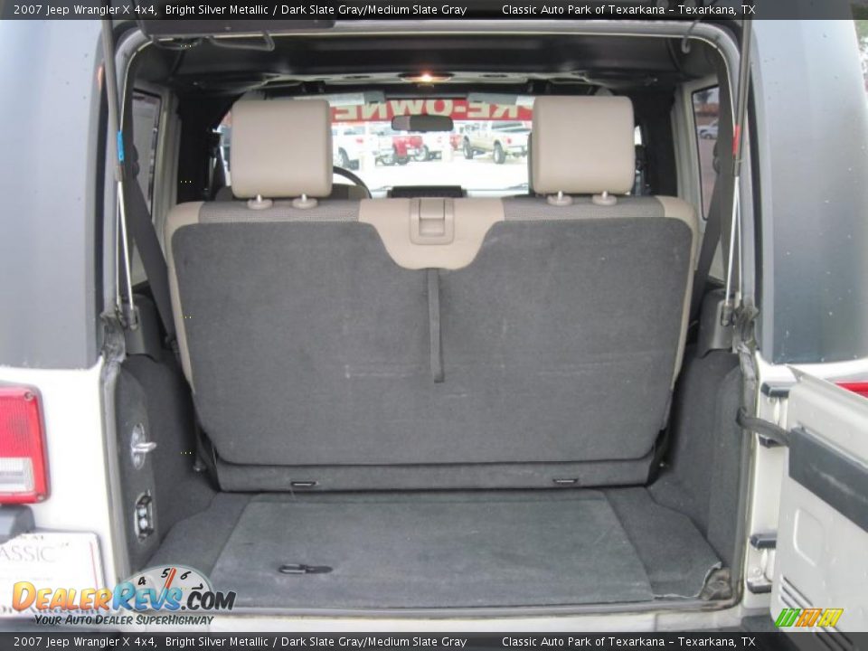 2007 Jeep Wrangler X 4x4 Bright Silver Metallic / Dark Slate Gray/Medium Slate Gray Photo #7