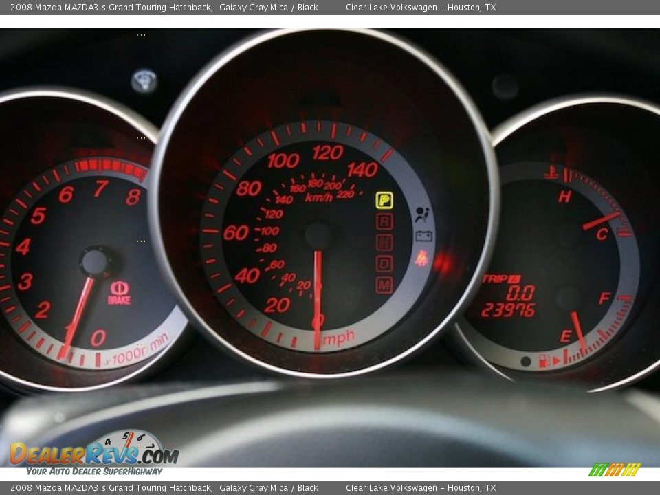 2008 Mazda MAZDA3 s Grand Touring Hatchback Galaxy Gray Mica / Black Photo #34