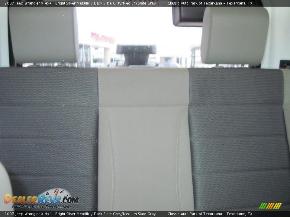 2007 Jeep Wrangler X 4x4 Bright Silver Metallic / Dark Slate Gray/Medium Slate Gray Photo #8