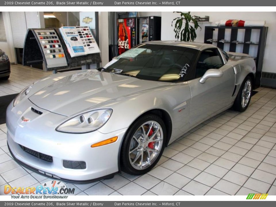 2009 Chevrolet Corvette Z06 Blade Silver Metallic / Ebony Photo #1