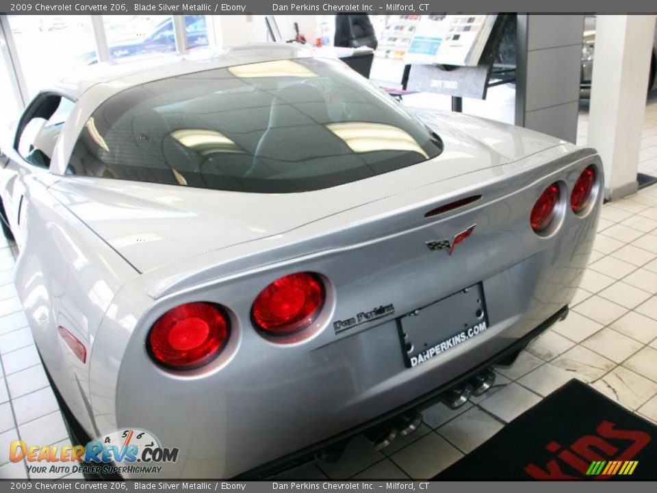 2009 Chevrolet Corvette Z06 Blade Silver Metallic / Ebony Photo #5