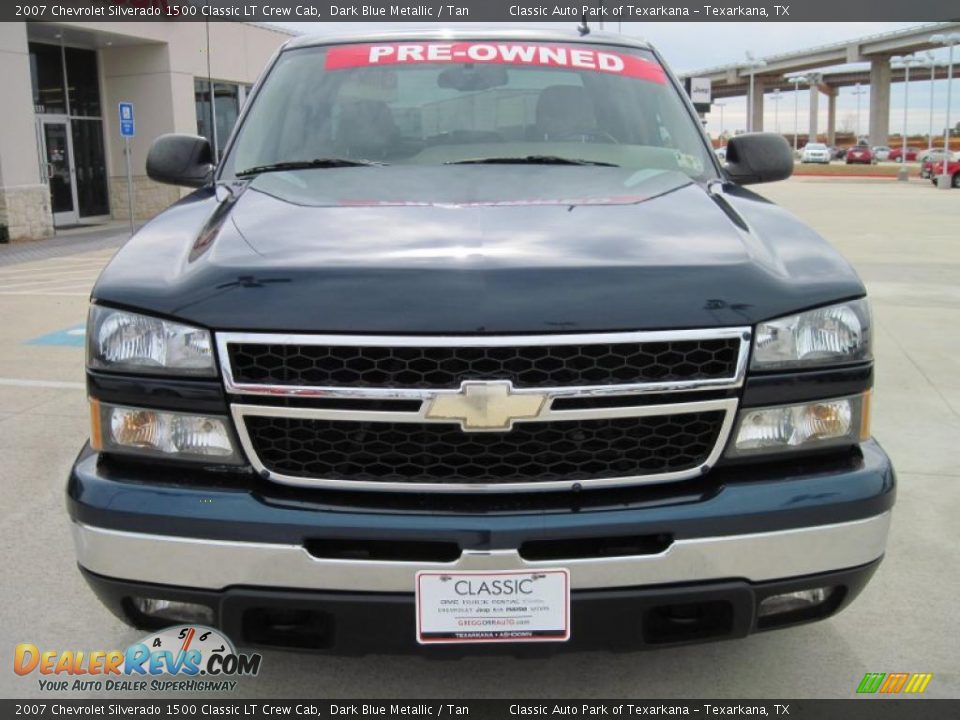2007 Chevrolet Silverado 1500 Classic LT Crew Cab Dark Blue Metallic / Tan Photo #5