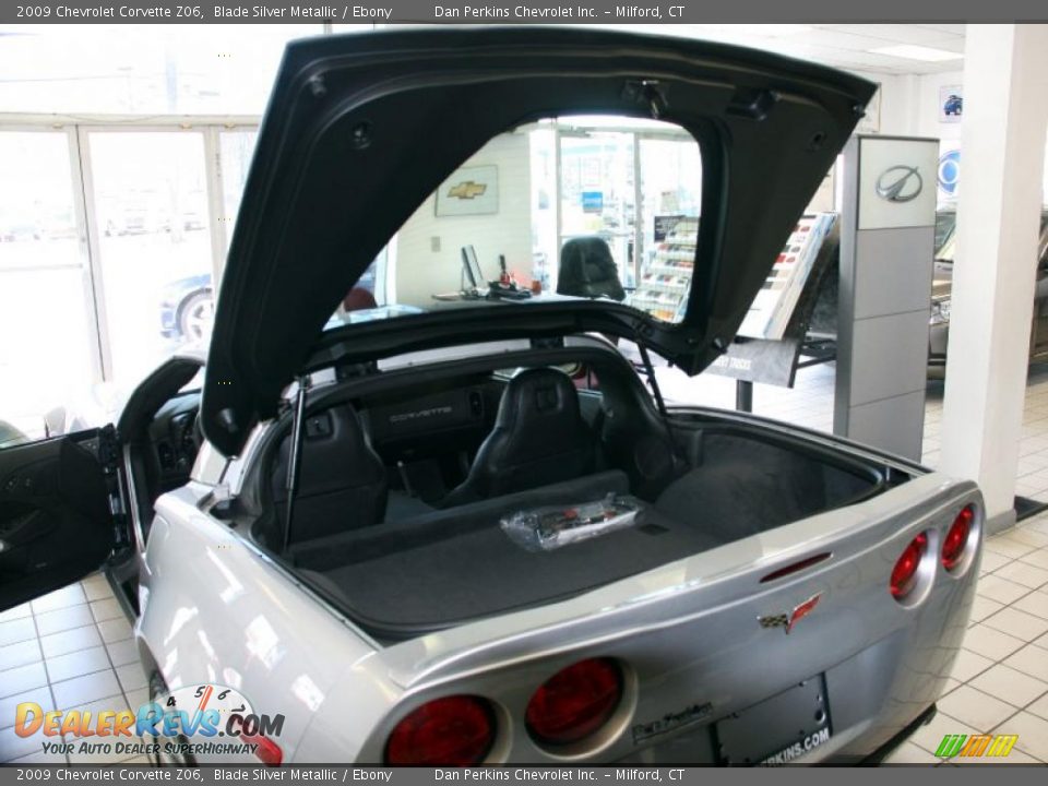 2009 Chevrolet Corvette Z06 Blade Silver Metallic / Ebony Photo #7