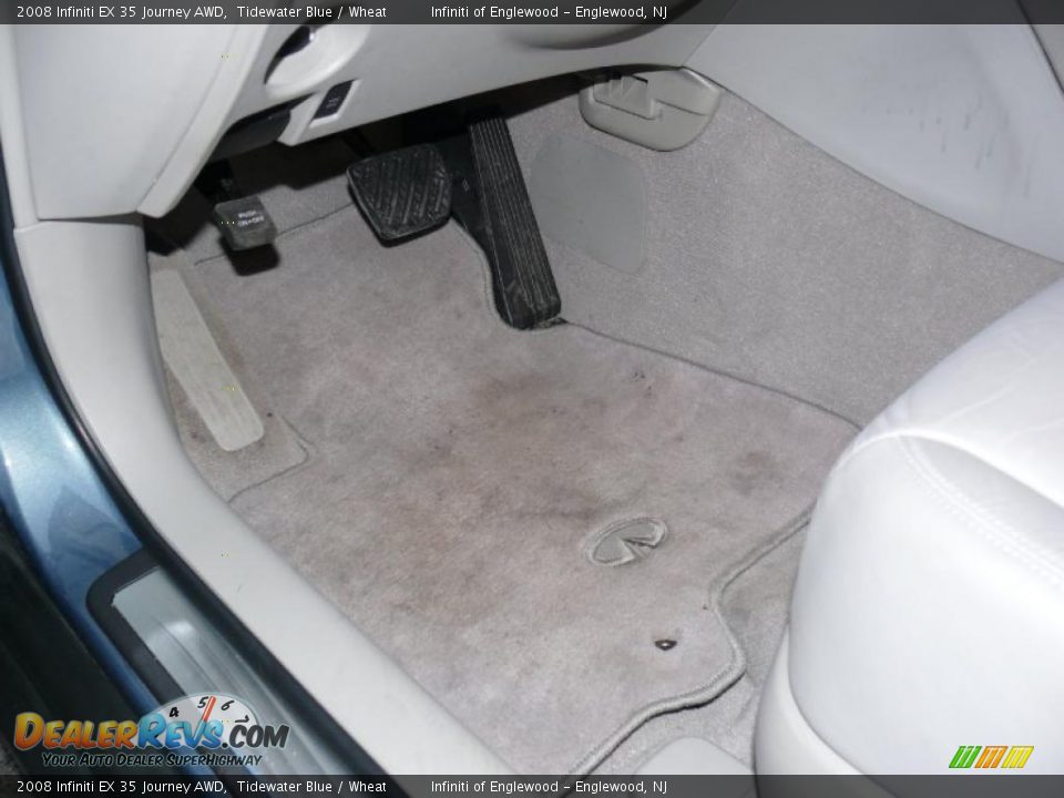 2008 Infiniti EX 35 Journey AWD Tidewater Blue / Wheat Photo #11