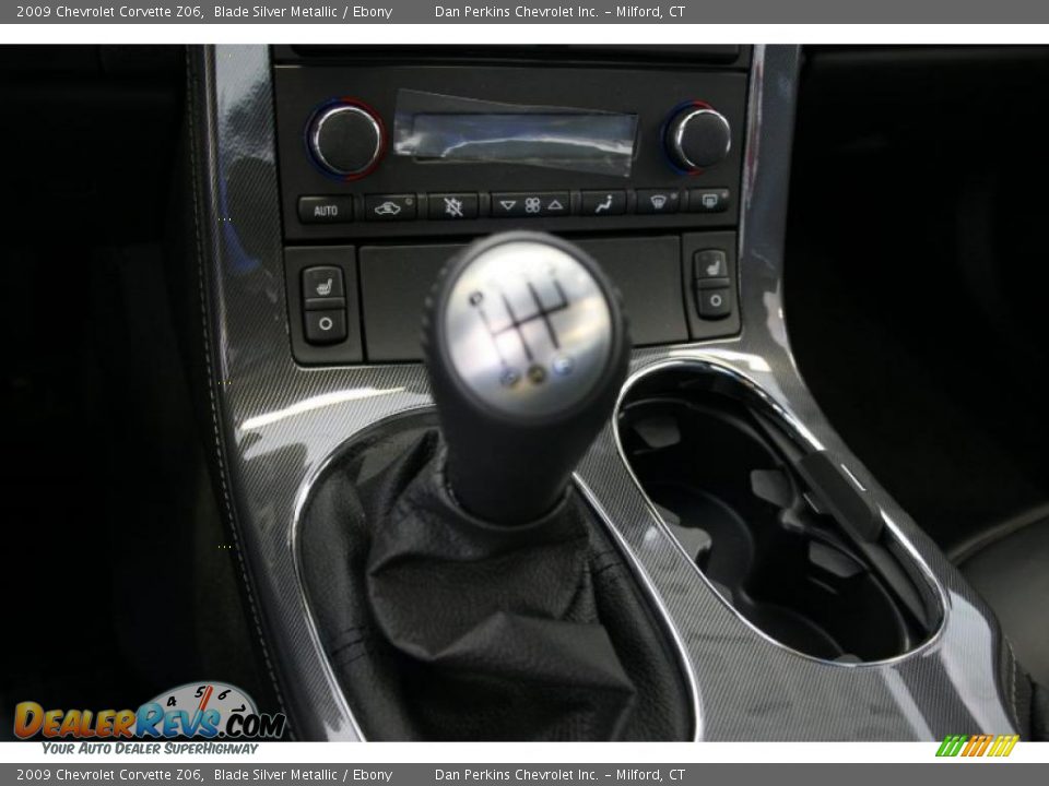 2009 Chevrolet Corvette Z06 Blade Silver Metallic / Ebony Photo #12