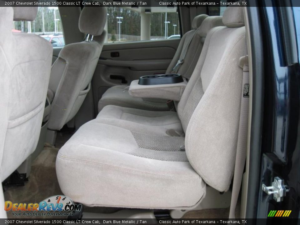 2007 Chevrolet Silverado 1500 Classic LT Crew Cab Dark Blue Metallic / Tan Photo #10