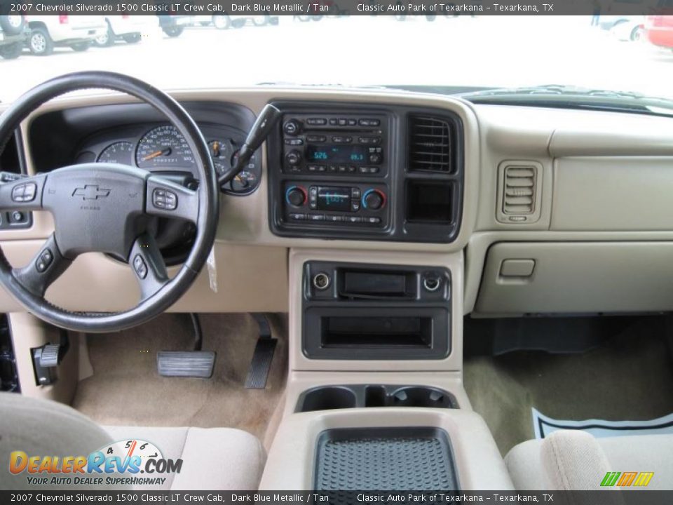 2007 Chevrolet Silverado 1500 Classic LT Crew Cab Dark Blue Metallic / Tan Photo #11