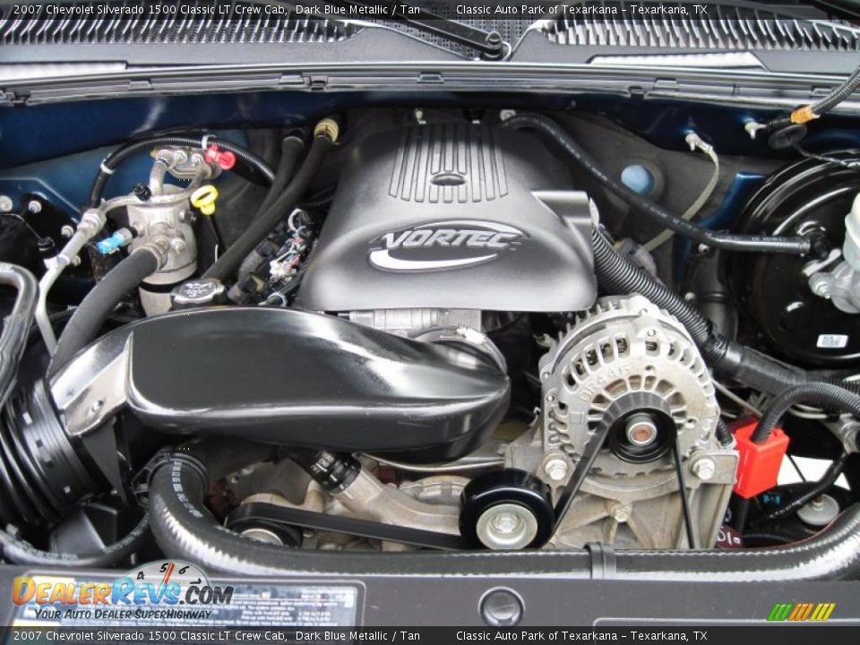 2007 Chevrolet Silverado 1500 Classic LT Crew Cab Dark Blue Metallic / Tan Photo #13