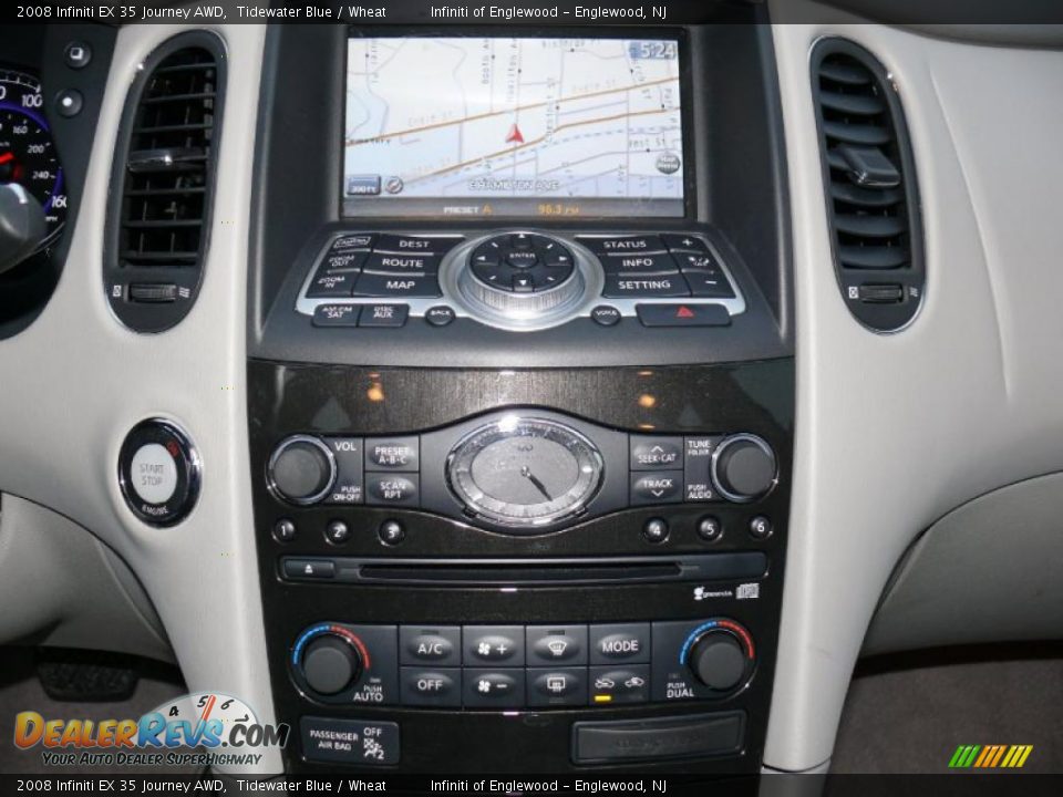 2008 Infiniti EX 35 Journey AWD Tidewater Blue / Wheat Photo #18