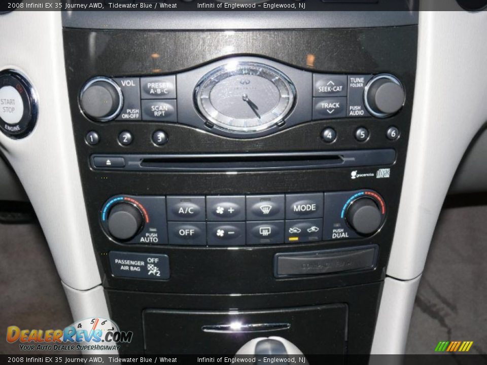 2008 Infiniti EX 35 Journey AWD Tidewater Blue / Wheat Photo #20