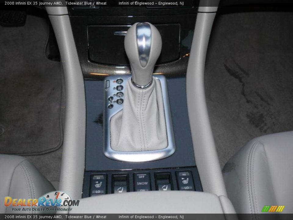 2008 Infiniti EX 35 Journey AWD Tidewater Blue / Wheat Photo #21