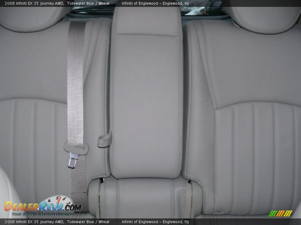 2008 Infiniti EX 35 Journey AWD Tidewater Blue / Wheat Photo #27
