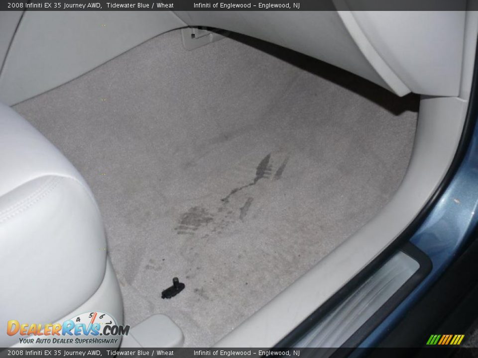 2008 Infiniti EX 35 Journey AWD Tidewater Blue / Wheat Photo #29