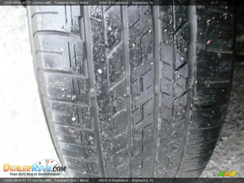 2008 Infiniti EX 35 Journey AWD Tidewater Blue / Wheat Photo #32
