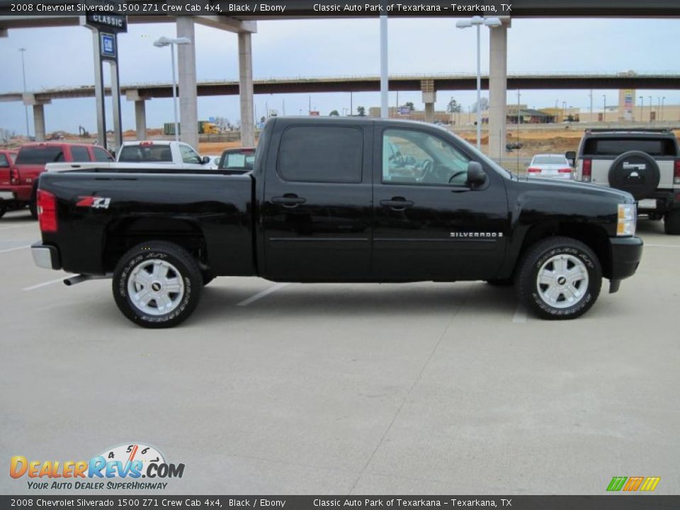 2008 Chevrolet Silverado 1500 Z71 Crew Cab 4x4 Black / Ebony Photo #4