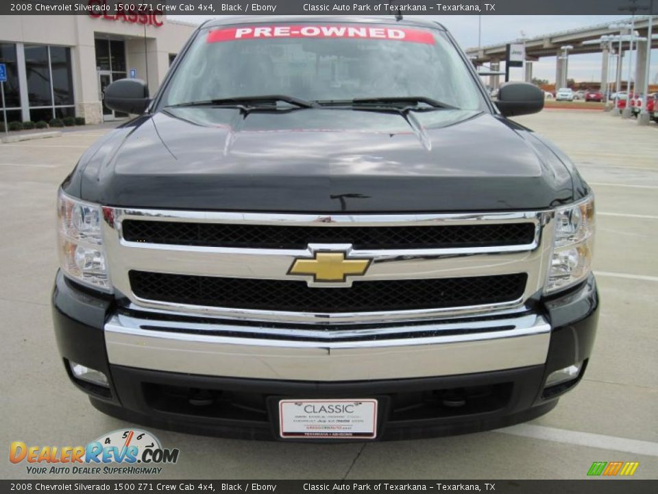 2008 Chevrolet Silverado 1500 Z71 Crew Cab 4x4 Black / Ebony Photo #5