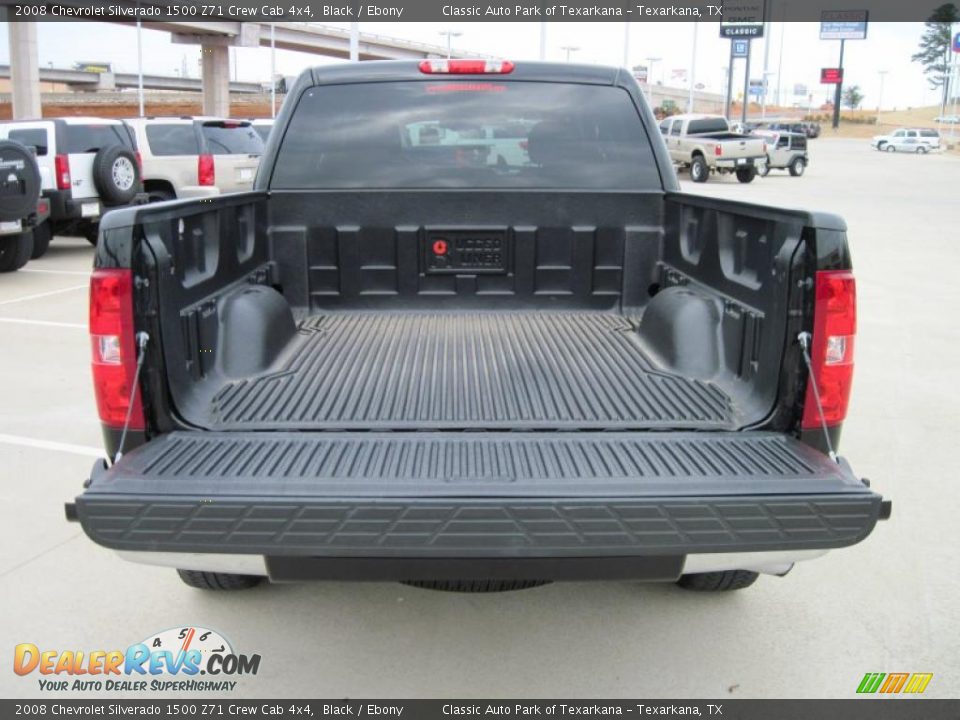 2008 Chevrolet Silverado 1500 Z71 Crew Cab 4x4 Black / Ebony Photo #7