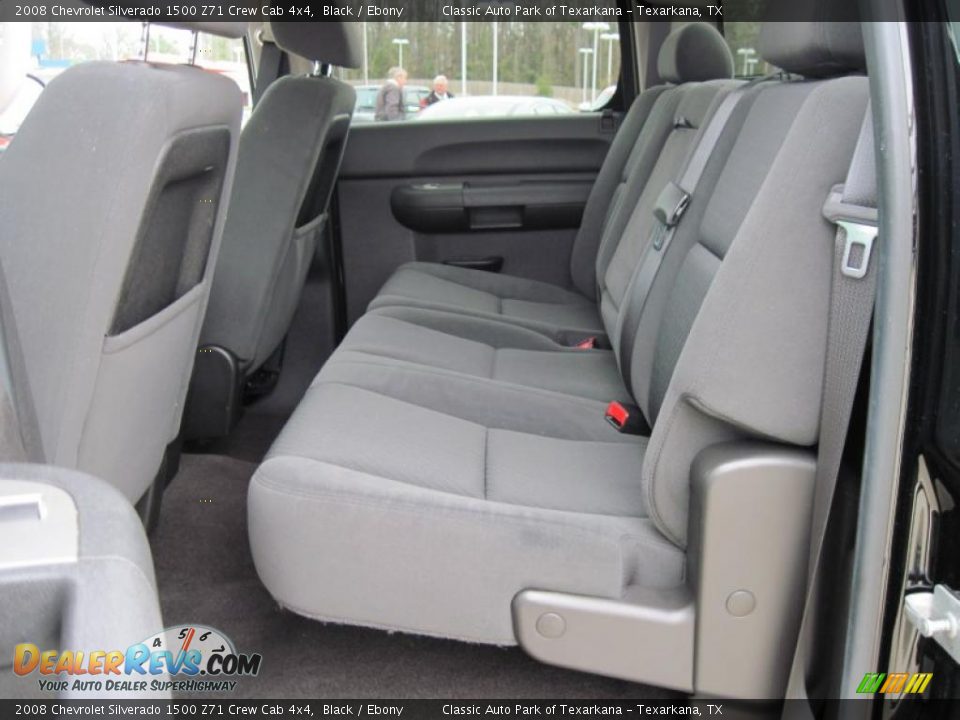 2008 Chevrolet Silverado 1500 Z71 Crew Cab 4x4 Black / Ebony Photo #10