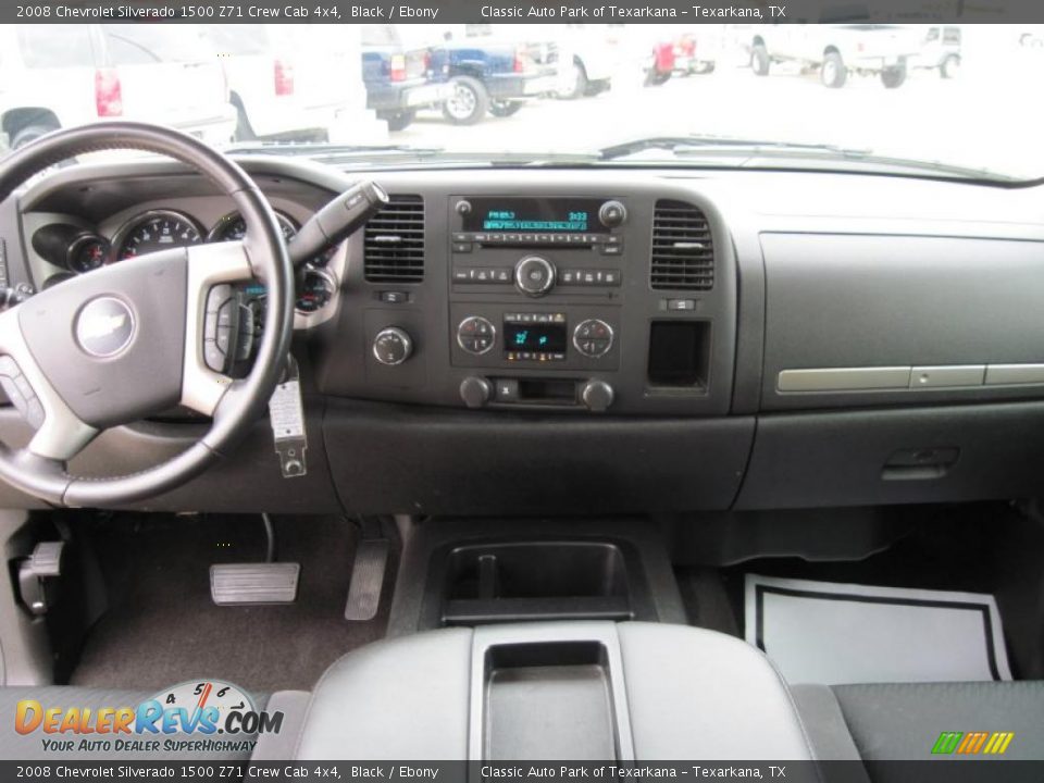2008 Chevrolet Silverado 1500 Z71 Crew Cab 4x4 Black / Ebony Photo #11