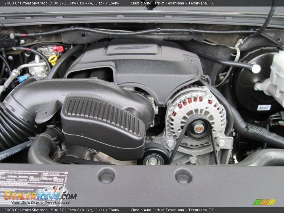 2008 Chevrolet Silverado 1500 Z71 Crew Cab 4x4 Black / Ebony Photo #13