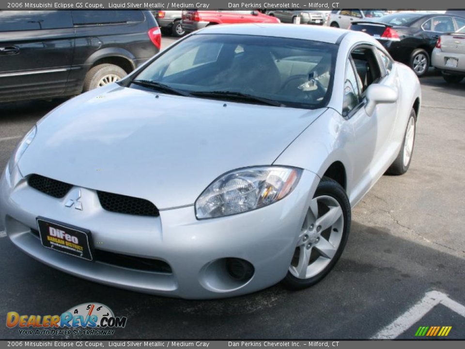 2006 Mitsubishi Eclipse GS Coupe Liquid Silver Metallic / Medium Gray Photo #1
