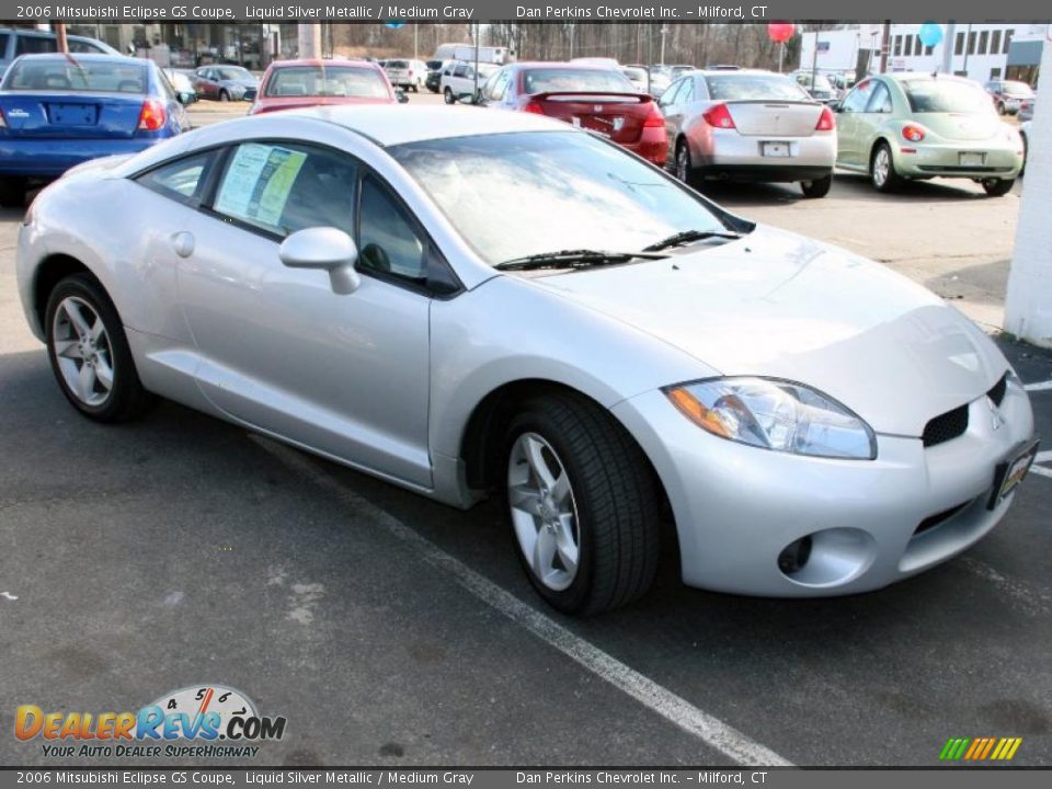 2006 Mitsubishi Eclipse GS Coupe Liquid Silver Metallic / Medium Gray Photo #3