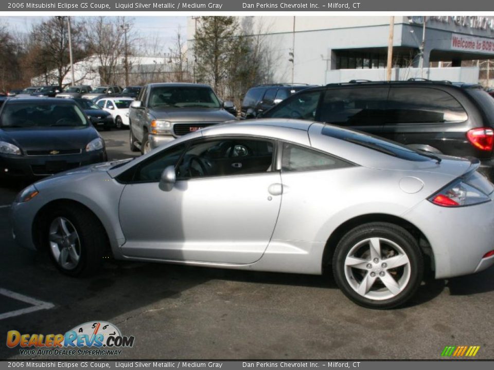 2006 Mitsubishi Eclipse GS Coupe Liquid Silver Metallic / Medium Gray Photo #6