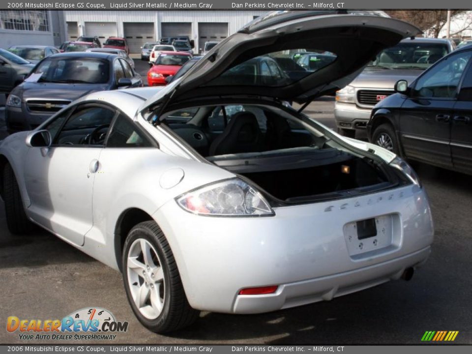 2006 Mitsubishi Eclipse GS Coupe Liquid Silver Metallic / Medium Gray Photo #8