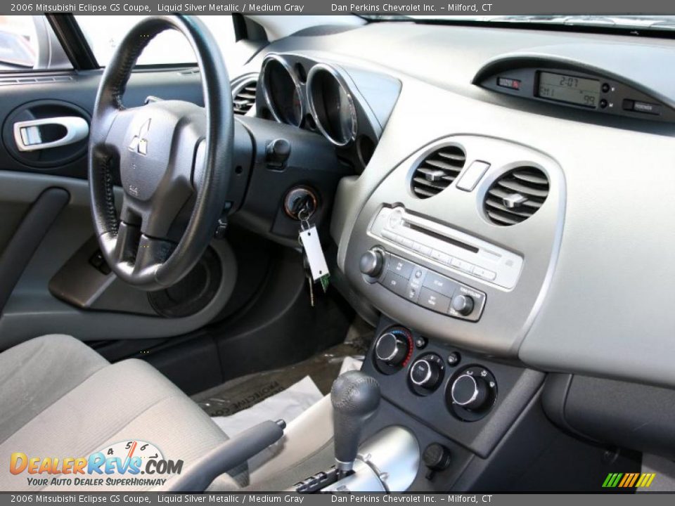 2006 Mitsubishi Eclipse GS Coupe Liquid Silver Metallic / Medium Gray Photo #9